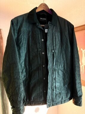 Vollebak Indestructible Utility Jacket XL Dyneema Black Fleece Waterproof NWT